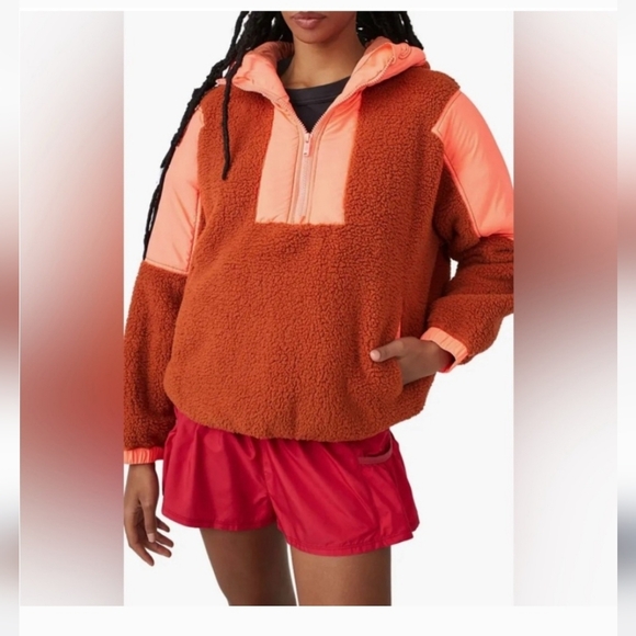 NWT Free People Movement Lead The Pack Pullover Fleece Jacket. - Picture 5 of 7